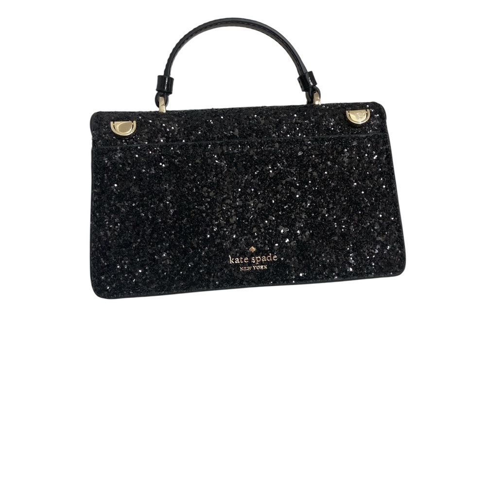 Kate Spade Black Sparkle Clutch